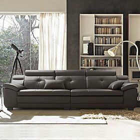 Mua SF302 - GHẾ SOFA DA THẬT 4 CHỖ KÈM ĐÔN CÓ TAY