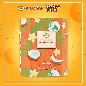 Kẹo Dừa Sáp Mix Vị 100g - Vicosap - Đặc sản Trà Vinh