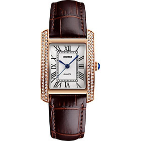 Đồng hồ nữ SKMEI 1281 mặt vuống dây da bền đẹp