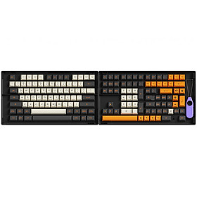 Nút Bàn Phím Cơ AKKO Keycap Set - Carbon Retro (ASA Profile) - Hàng Chính Hãng