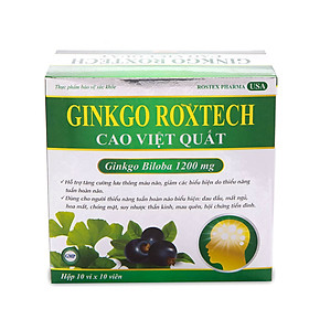 Viên uống bổ não GINKGO BILOBA 1200mg CAO VIỆT QUẤT giúp tăng cường tuần