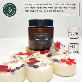 Nến thơm thiên nhiên hương mật táo ngọt ấm nồng nàn - APPLE CIDER - 100gr (~35 giờ đốt)