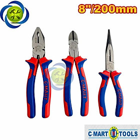 Mua Bộ kìm 3 cái (kìm điện  kìm cắt  kìm nhọn) C-mart 8inch dài 200mm