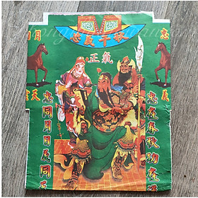 Mua Bộ giấy cúng Tam Thánh (Quan Công  Quan Bình  Châu Xương)(bộ đầy đủ)