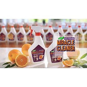 Chai xịt vệ sinh giày dép Votemm Miracle Hàn Quốc (600ml) loại bỏ vết bẩn, vết ố trên giày dép hiệu quả