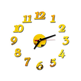 Đồng hồ treo tường-Màu vàng