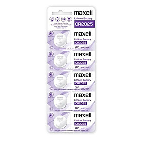 Mua Vỉ 5 Viên Pin Maxell CR2032 / CR2025 / CR2016 / CR1632 / CR1620 / CR1616 / CR1220 Maxell Lithium 3V - Made In Japan