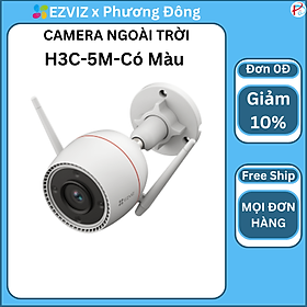 Mua Camera Wifi EZVIZ H3C 5MP 3K  Có Màu Ban Đêm  Đèn Cảnh Báo - Hàng Chính Hãng