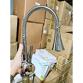 Mua Vòi chậu rửa bát nóng lạnh cần mềm