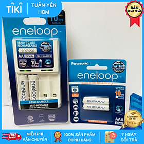 Mua COMBO bộ sạc eneloop K-KJ51MCC20V và pin sạc eneloop AAA BK-4MCCE/2BV-Panasonic hàng chính hãng
