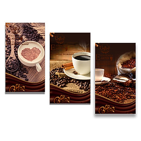 Mua Bộ 3 Tranh Canvas (40 x 70 cm) - Tặng Kèm Đinh Treo Tranh Chuyên Dụng - Khung Hình Phạm Gia PG7