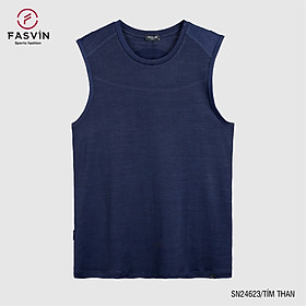 Áo Sát Nách Thể Thao Nam Fasvin SN24623.HN Vải Co Giãn Mềm Mại Thoải Mái Vận Động