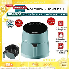 Nồi Chiên Không Dầu Sunhouse Mama SHD4085G (3.5 Lít) - Hàng Chính Hãng