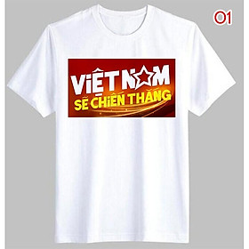Áo thun cờ đỏ sao vàng in hình việt nam chiến thắng áo bóng đá thoitrang24h