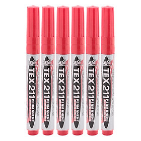 Vĩ 6 Bút Lông Dầu Tex-211