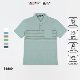 Áo Thun Dệt Kim Cao Cấp VIỆT PHÁP / Form Suông - chất liệu cotton co dãn và thấm hút mồ hôi tốt 35809