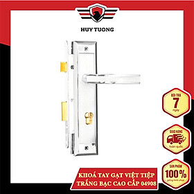 Mua Khoá tay gạt Việt Tiệp Trắng bạc Cao Cấp 04908