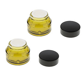 Empty Glass Makeup Container Face Cream Jars Lotion Bottle Case for Travel