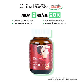 Viên Uống Nội Tiết Tố Nữ Marilyn Plus Dân Khang Giảm Khô Hạn Tăng Sinh Lý Nữ Điều Hòa Kinh Nguyệt Hộp 30 viên