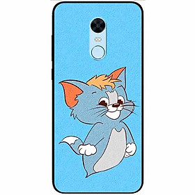 Ốp lưng dành cho Xiaomi Redmi Note 5 ( Redmi 5 Plus ) mẫu Thần Mèo Nền Xanh
