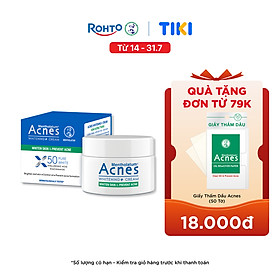Kem dưỡng trắng da Acnes Whitening+ Cream 50g