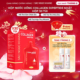 [NEW] Nước uống đẹp da Collagen Dipeptide Sắc Ngọc Khang tinh khiết nhập khẩu từ Nhật Bản, đạt chuẩn hàm lượng hấp thụ nhanh & vượt trội giúp trẻ hóa làn da - săn chắc và sáng mịn