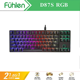 Mua Bàn phím cơ Fuhlen D87s RGB cáp type C rời - Hàng chính hãng