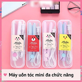 Phụ kiện tóc -Dụng cụ tạo kiểu tóc đa năng mini có hộp , nhỏ gọn tiện lợi khi đi du lịch