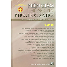 Niên Giám Thông Tin Khoa Học Xã Hội – Tập 13