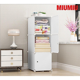 Mua Tủ nhựa ghép 3 ô siêu dễ thương