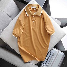 Áo Thun Polo Nữ Trơn Phông Basic Tay Ngắn Cổ Bẻ Cotton Trẻ trung đơn giản 6 Màu Trắng Đen Cam Vàng - Hanlly Fashion A21