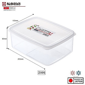 Mua Hộp bảo quản thực phẩm tủ lạnh  tủ đông dung tích 2L nội địa Nhật Bản