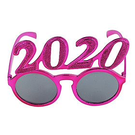 Creative 2020 New Year Eyeglasses Party Glasses Xmas glasses Frame Celebration Party Favor Supplies Glitter Party Accessories