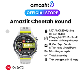 Mua Đồng hồ thông minh Amazfit Cheetah Round - GPS băng tần kép - Bản đồ ngoại tuyến - Thiết kế mỏng nhẹ - BH 12 tháng - Hàng Chính Hãng