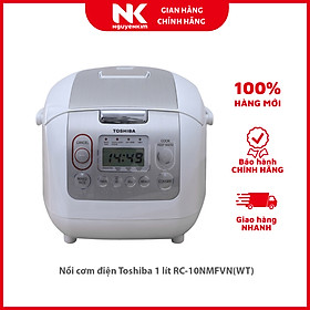 Nồi cơm điện Toshiba 1 lít RC-10NMFVNWT - Hàng chính hãng