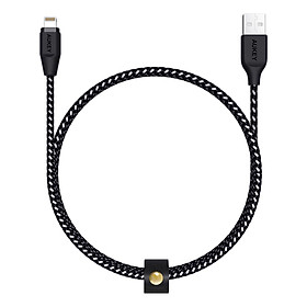 Dây Cáp Sạc Lightning Cho iPhone Chuẩn MFi Aukey CB-AL1 1.2m - Hàng Chính Hãng