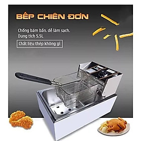 Bếp chiên nhúng đơn dùng điện 6 lít