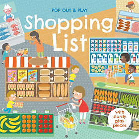 [Download Sách] Sách tương tác lật mở - Mua sắm đi chợ - Shopping list (pop out and play book)