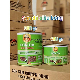 Mua Sơn đá siêu bóng Okay Lon 800 gam