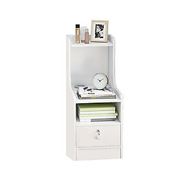 Tủ kệ để đồ đầu giường, kệ trang điểm nhiều ngăn kích thước 30x70x40cm, gỗ ép công nghiệp MDF phủ melamine chống thấm- dễ dàng lắp đặt,