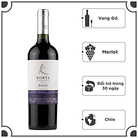 Rượu vang Korta Selected Vineyard Merlot