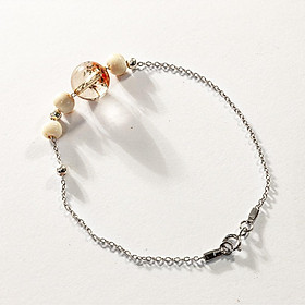 Lắc Tay Đá Phong Thủy Thạch Anh Ưu Linh tự nhiên AAAA mix bạc 925 Món Qùa Trang Sức Ý Nghĩa May Mắn Tài Lộc LT005 BlackMount