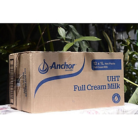 Thùng 12 hộp Sữa tươi nguyên kem Anchor 1L  x 12 - FULLCREAM MILK 1L x 12