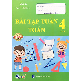 [Download Sách] QB - Bài tập tuần toán 4/2