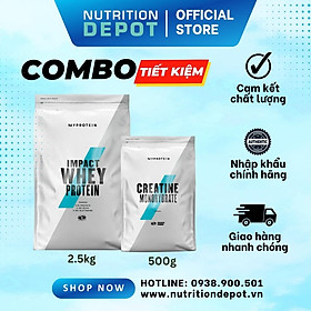 Combo Tăng cơ và Sức Mạnh 06 - Impact Whey Protein 2.5kg và Creatine 500g