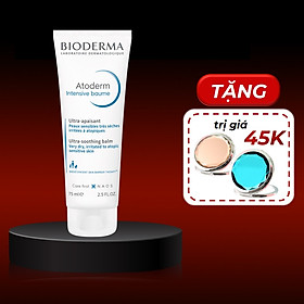 Kem Dưỡng Ẩm Chuyên Sâu Cho Da Khô Và Viêm Da Cơ Địa Bioderma Atoderm Intensive Baume 75ml + Tặng Kèm Gương Hai Mặt Màu Ngẫu Nhiên
