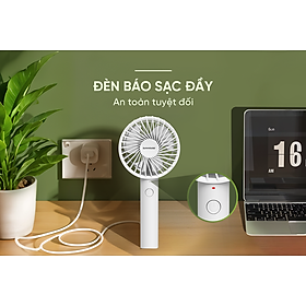 Quạt sạc mini cầm tay Sunhouse SHD7109 - Hàng chính hãng