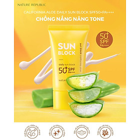 Kem Chống Nắng Cho Mọi Loại Da Hàn Quốc Nature Republic California Aloe