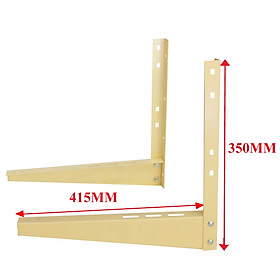 Eke sắt đa năng, chân kệ sắt treo tường, giá đỡ chữ L kích thước từ 42-47-50-60cm  - Hàng Chính Hãng