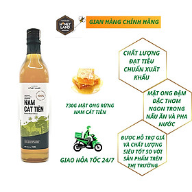 Mật ong rừng Nam Cát Tiên Honeyland 730g  mật ong thiên nhiên nguyên chất